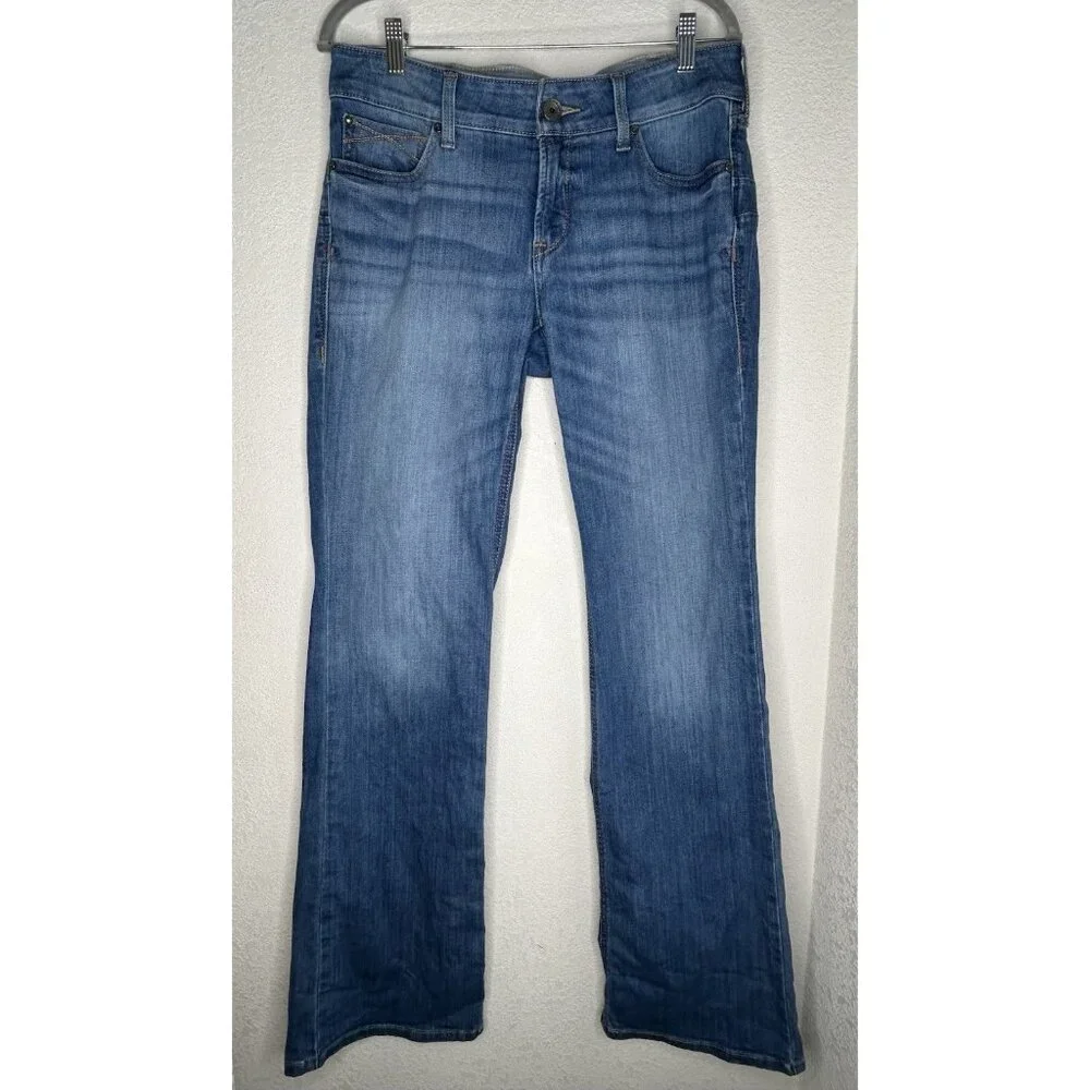 Ariat Jeans Womens 30L Mid Rise Allison Boot Jean Western 34x35 Tall Western - Picture 2 of 16